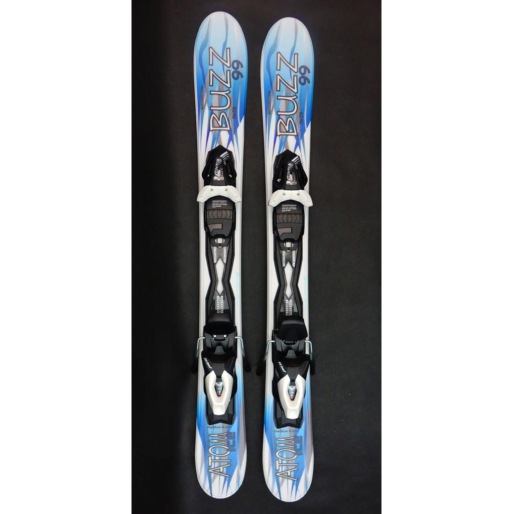 Buzz Atom ICE 99cms Ski blade Snow Ski with Bindings