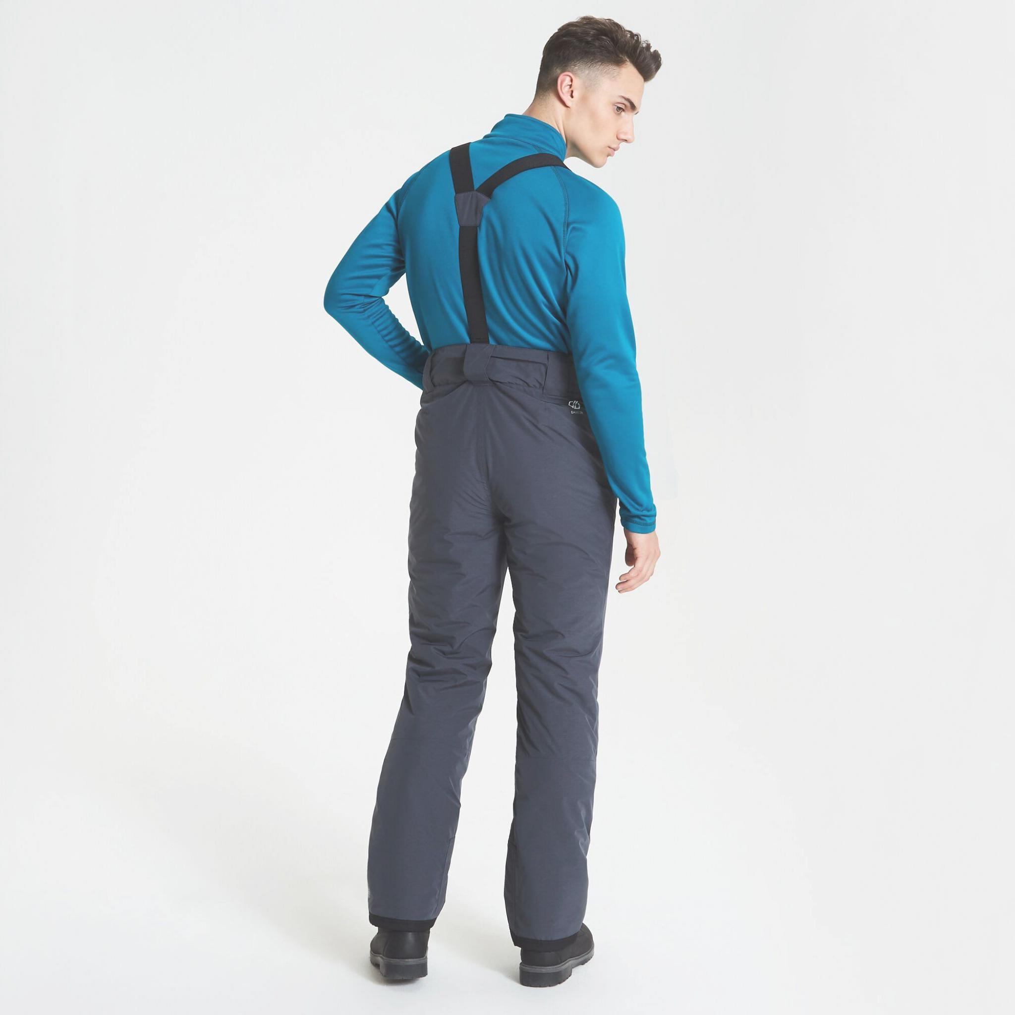 Dare2b MOTTO Mens GREY Ski Board Salopettes Pants SHORT