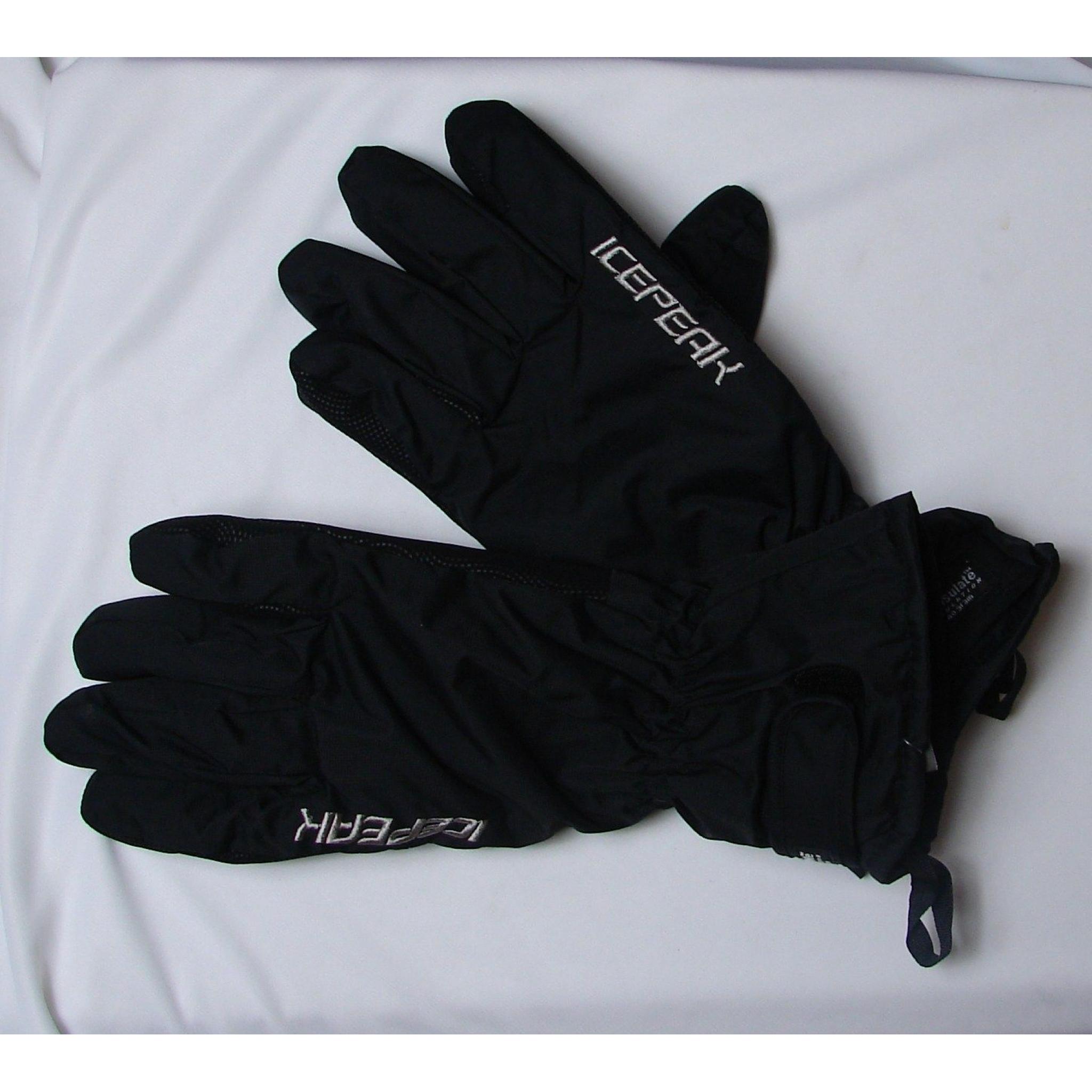 Ice Peak Mens Black SKI Gloves sizes Medium