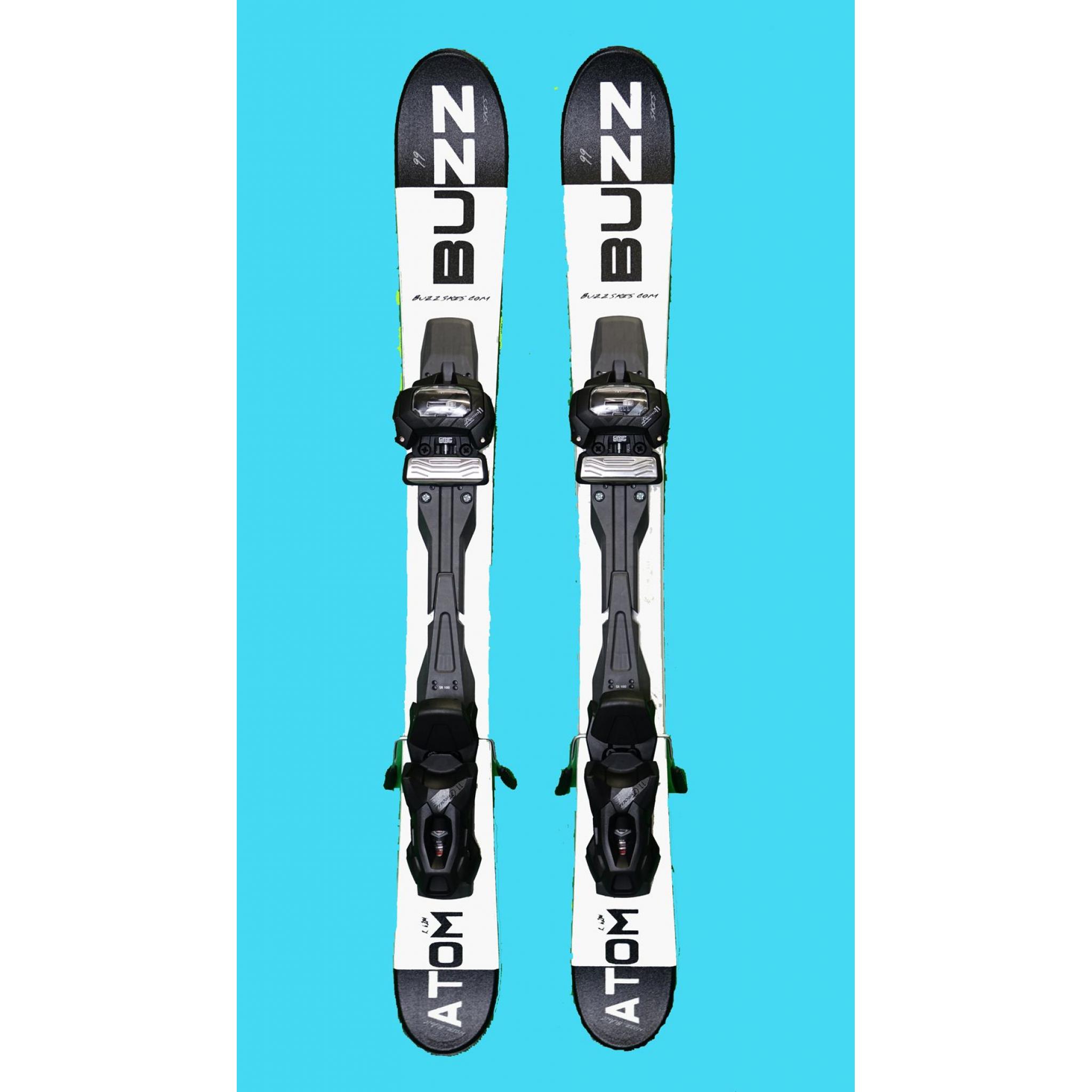 Buzz Atom Max Noir/Blanc 99cms snow blade Ski with TYROLIA Release