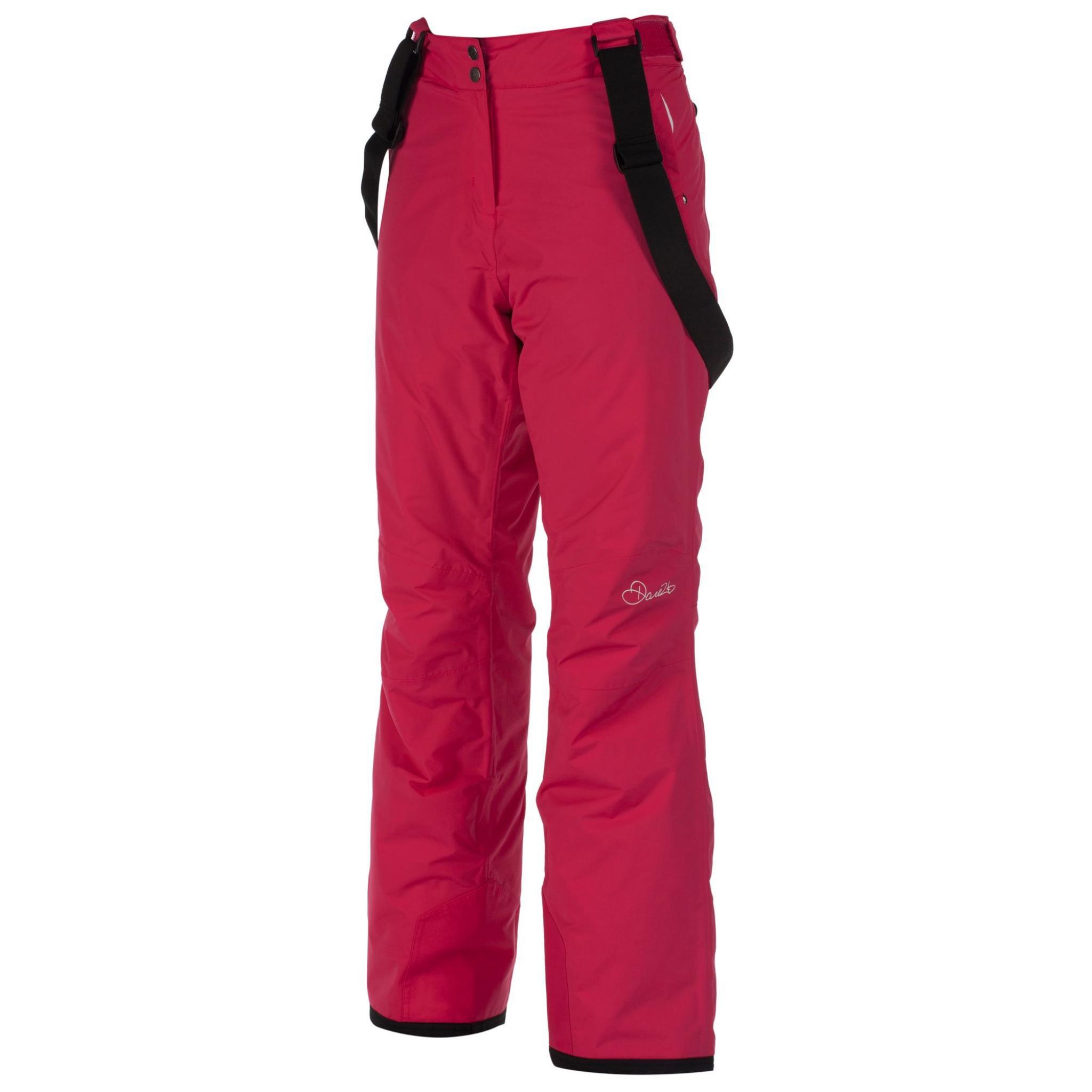 DARE2B Womens ATTRACT II Ski Pants Salopettes DUCHESS PINK Sizes 8 10