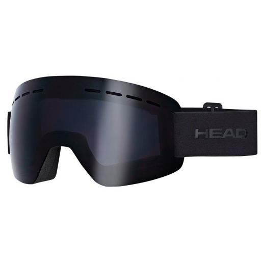 HEAD SOLAR L Goggles - Double Ski Snowboard BLACK STRAP CAT S3