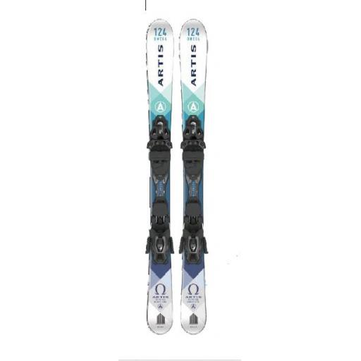 ARTIS OMEGA 124 cm Adult Short skis with bindings