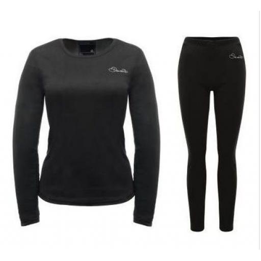 Dare2b INSULATE Black Womens Thermal Base Layer Set (TOP & BOTTOMS)