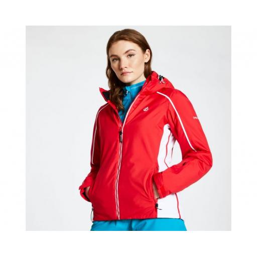 DARE2B Womens Red Comity Ski Jacket Lollipop
