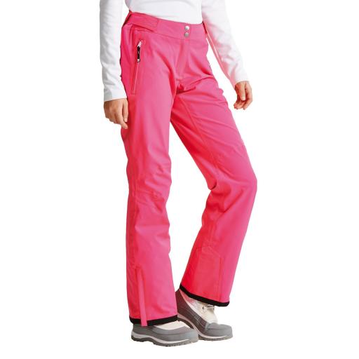 Womens Dare2b STAND FOR II CYBER PINK Softshell Ski Pant- SHORT LEG EXCLUSIVE