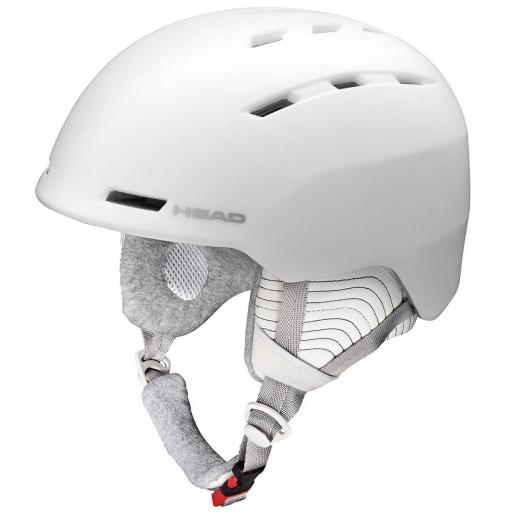 HEAD WOMENS VALERY WHITE Size M/L 56-59CMS Ski Snowboard Helmet