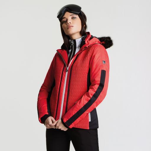 Womens Dare2b STATEMENT LOLLIPOP RED Ski Jacket