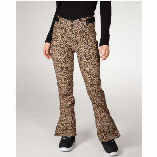 PROTEST ANGLE Tortilla Leopard Print Soft-Shell Ski Pants