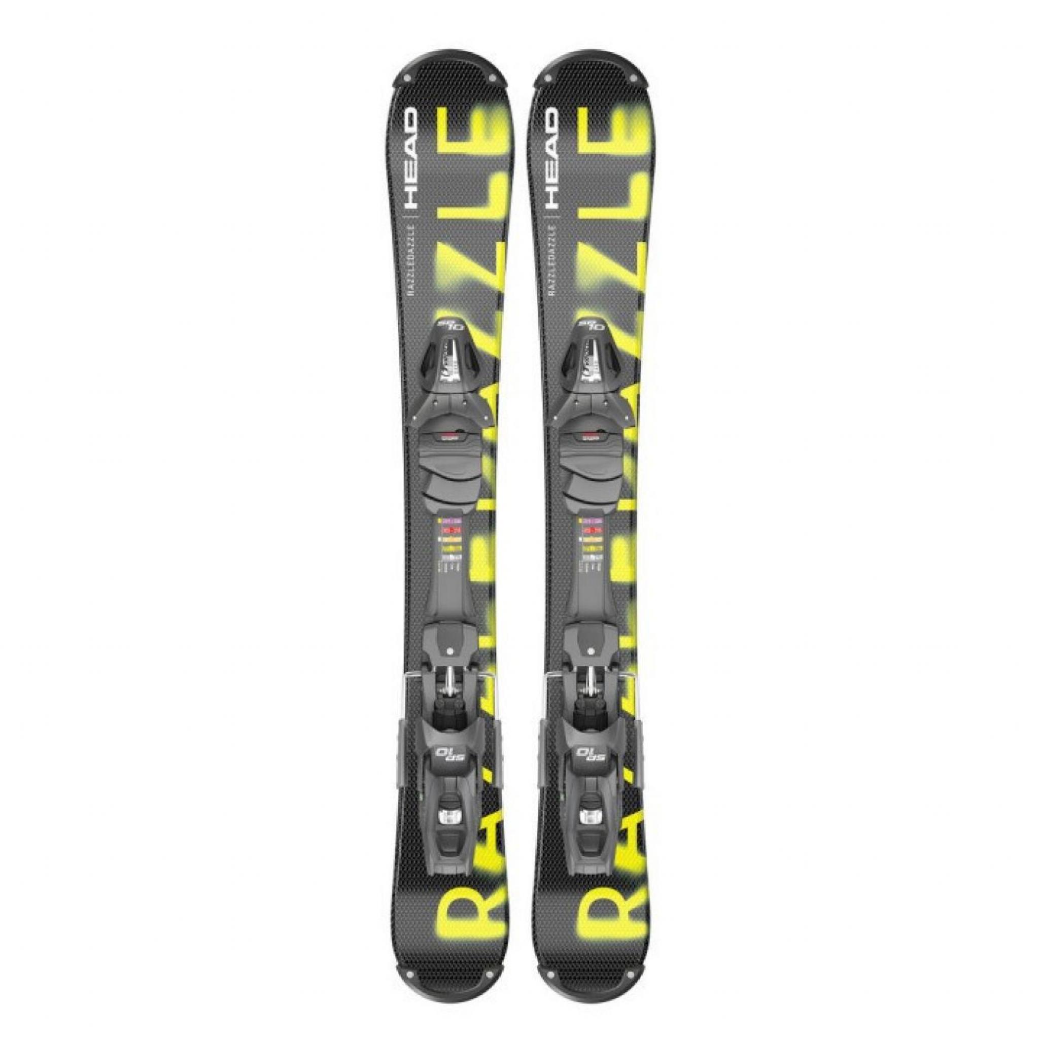HEAD RAZZLE DAZZLE 94cms Ski blade mini ski bindings