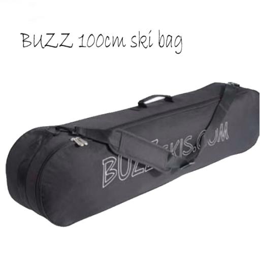 100cm SINGLE PADDED BUZZ SKIS BRANDED Snowblade bag