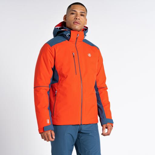 Mens Dare2b REMIT INFARED RED/ ORION GREY Ski Board Jacket Plus Size