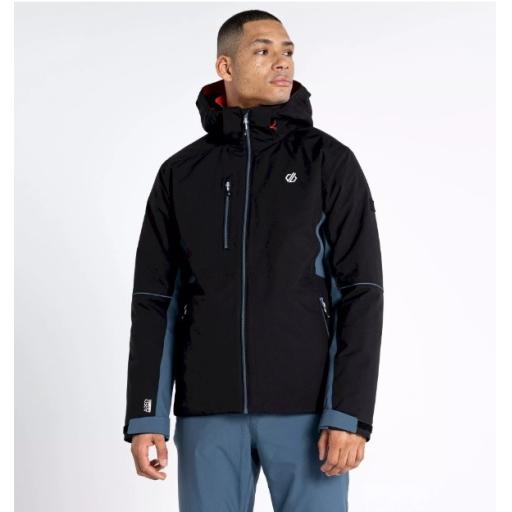 Mens Dare2b REMIT BLACK/ ORION GREY Ski Board Jacket - PLUS sizes too