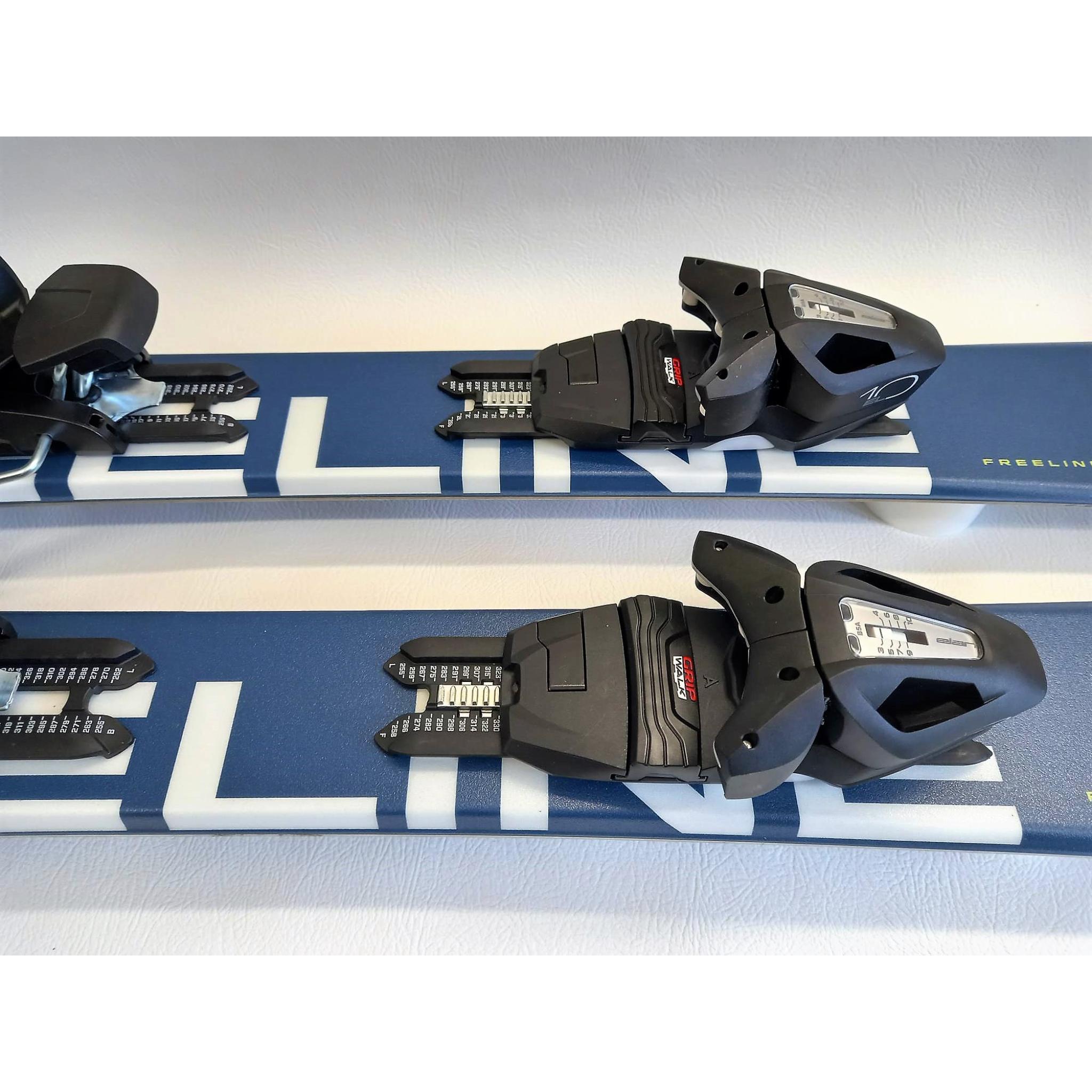 ELAN FREELINE 3D 99CMS SKI BLADE with Release bindings