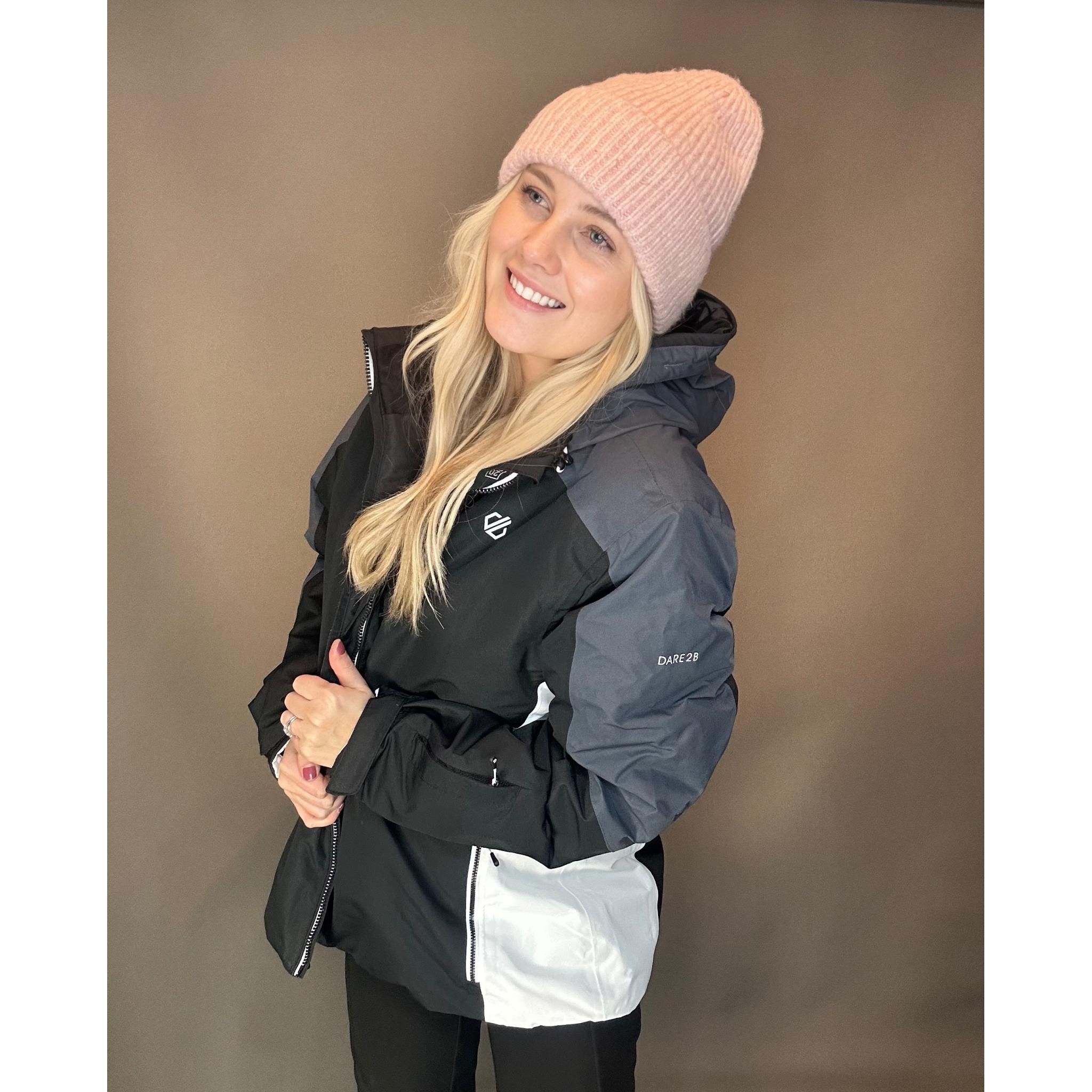 Dare2B RADIATE BLACK Womens Ski Snow Jacket sizes PLUS