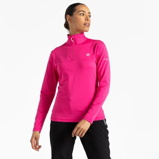 Womens Dare2b LOWLINE II PURE PINK Mid Layer Top- PLUS SIZE