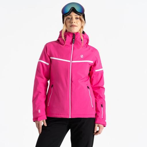 Womens Dare2b Carving Pure Pink Ski Board Jacket- PLUS SIZE