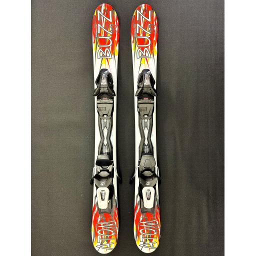 Buzz Fire White-Hot 99cms Snow Blade Ski Boards c/w Tyrolia Bindings