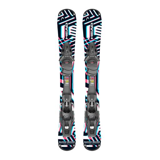 HEAD RAZZLE DAZZLE 94cms Ski Blade Mini Ski Inc Release Binding 24/25