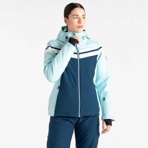 Dare2b Women's Flurry Jacket | Moonlight Denim Blue Ski Board Jacket