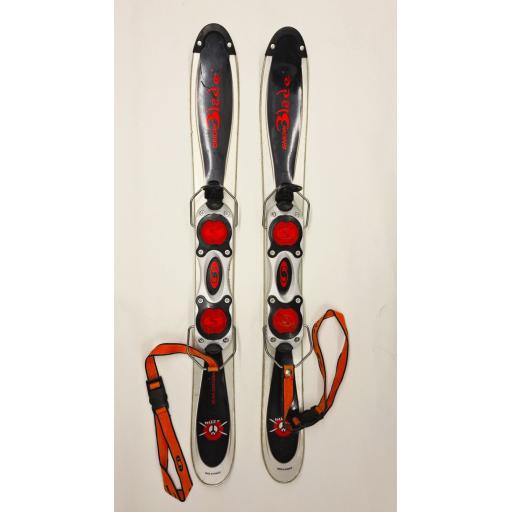 Salomon 90 cms  Model:Buzz Snowblades with Non Release Bindings - Rare - USED