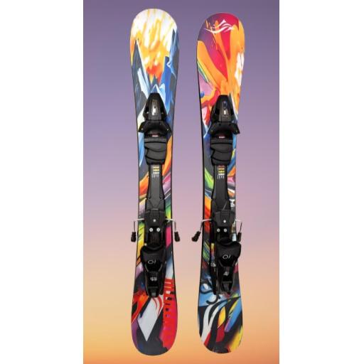 Summit SK8 MS 96cms Snow Blade Ski Boards c/w Tyrolia Bindings Rocker - Just Arrived from USA - SOLD OUT